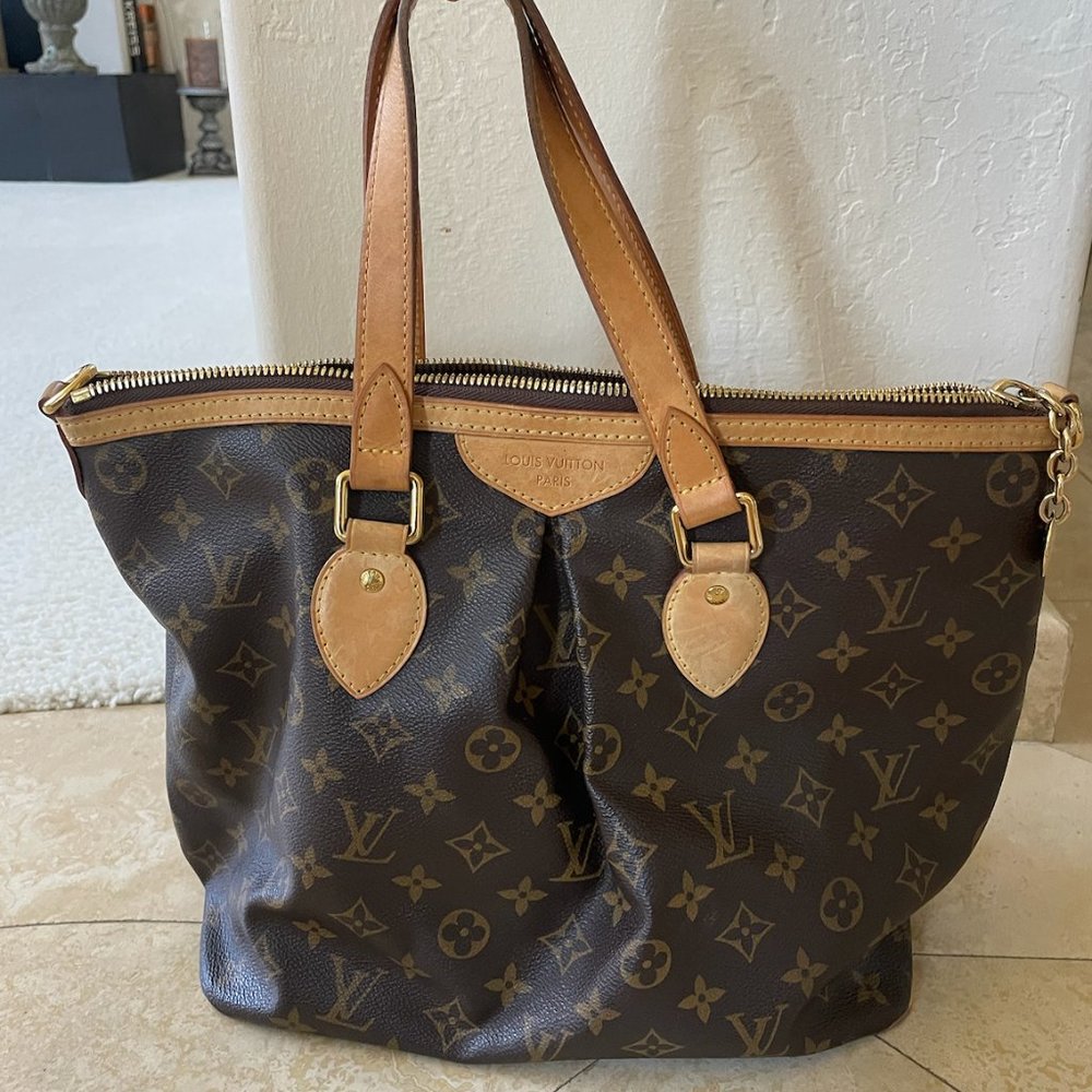 Louis Vuitton Palermo Handbag Monogram Canvas PM